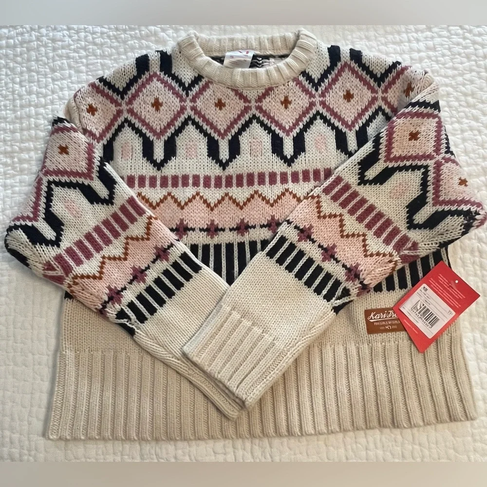 Kari Traa Fair Aisle Wool Blend Sweater New XS - Picture 1 of 8